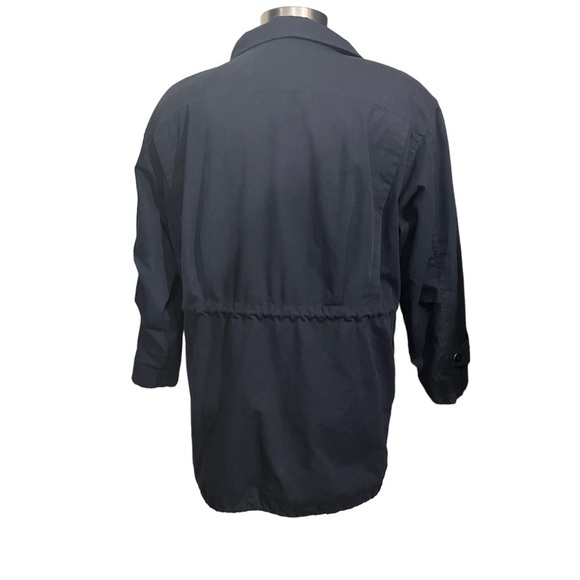 Vintage Mulberry Street Men Black Full Zip Tactical Jacket Sz M Fishing Riding - Picture 3 of 9